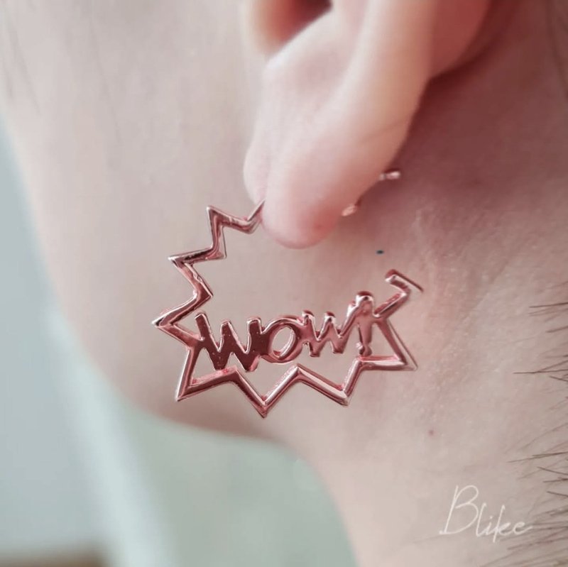 OMG!! Earring - 耳環/耳夾/耳骨夾 - 銅/黃銅 綠色
