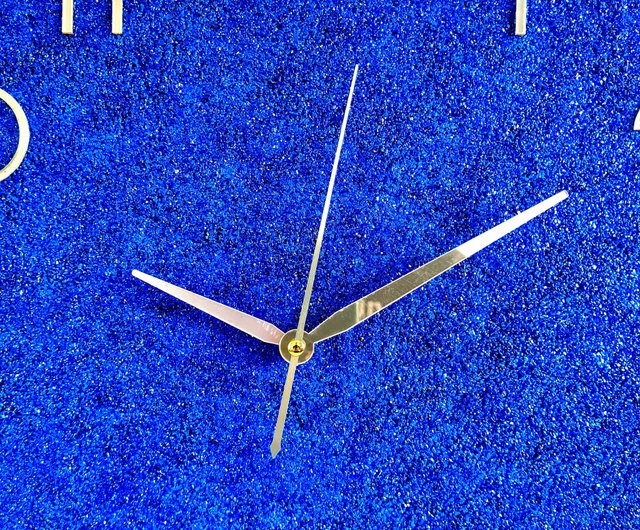 大型壁掛け時計 50 cm、アート壁掛け時計、手作り壁掛け時計