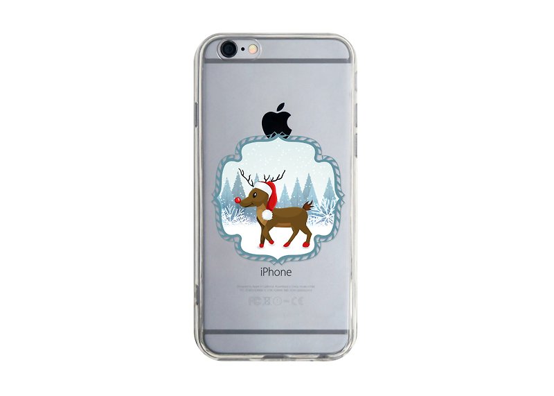 聖誕小鹿  iPhone 13 Pro Max 12 11 XS XR X SE 三星S21 Note20 - 手機殼/手機套 - 塑膠 