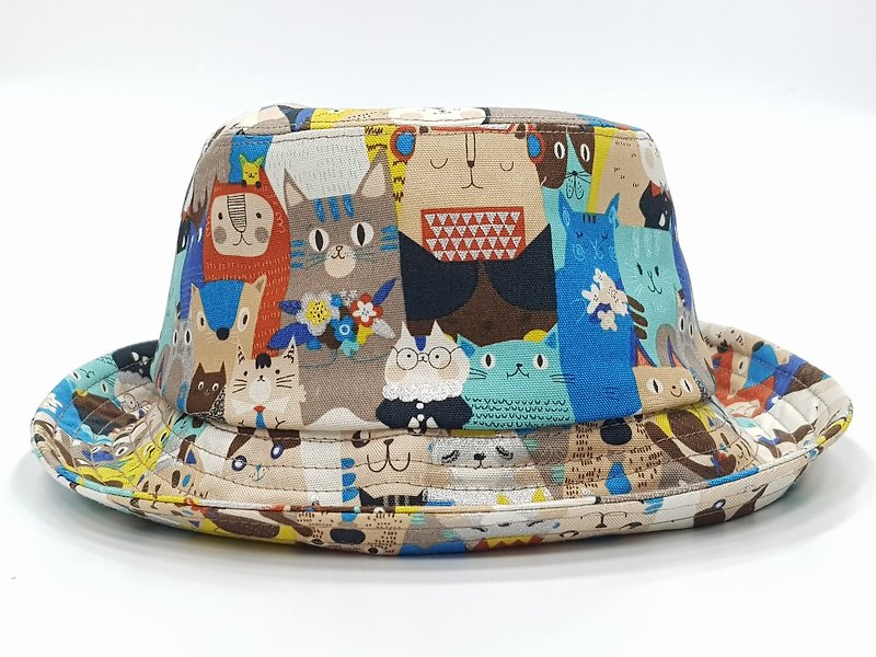 Classic Fisherman Hat - [City Zoo A District] #街文青#四季好伙伴#Fisher Hat - Hats & Caps - Cotton & Hemp Multicolor