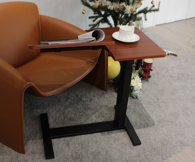 Chair with side online table attached