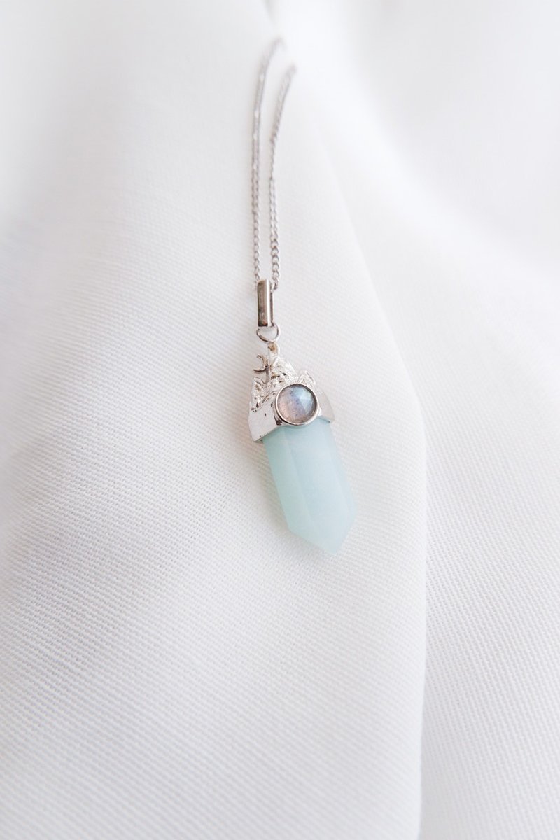 The peak crystal pendant (silver) - 項鍊 - 純銀 