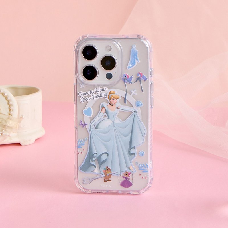 Disney公主-仙杜瑞拉款抗黃防摔MagSafe iPhone手機殼 - 手機殼/手機套 - 塑膠 透明