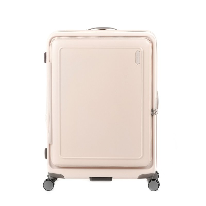 URBANITE | 118L 32inch Expandable 4 wheels TSA Lock Top Flip Suitcase - Nude - กระเป๋าเดินทาง/ผ้าคลุม - เส้นใยสังเคราะห์ สีกากี