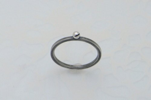 smile_mammy smile ball pico ring_2 ( s_m-R.43) 微笑 笑 銀 環 戒指 指环 疊環 jewelry sterling silver