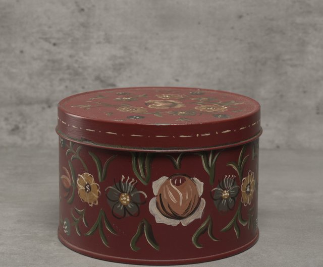 オランダのヒンデローペンスタイルの手描きのクッキージャー/収納