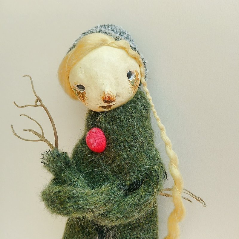 Call the wind elf ~ - Stuffed Dolls & Figurines - Clay Green