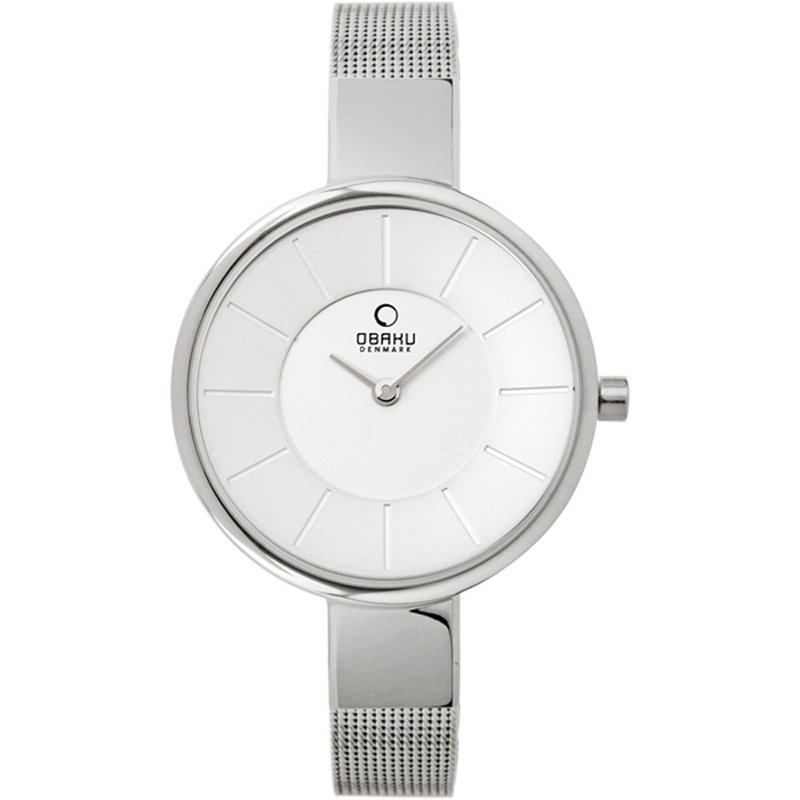 OBAKU Caili Moment Fashion Watch-Silver (V149LCIMC1) - Women's Watches - Stainless Steel Multicolor