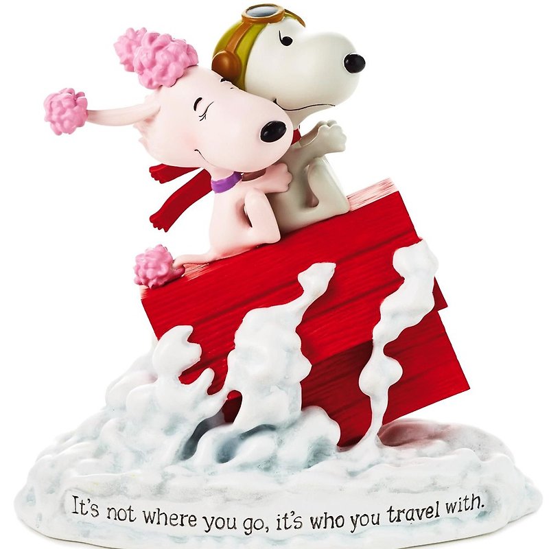 Snoopy film handmade sculpture-my flying lover [Hallmark Snoopy handmade sculpture] - Items for Display - Polyester Multicolor