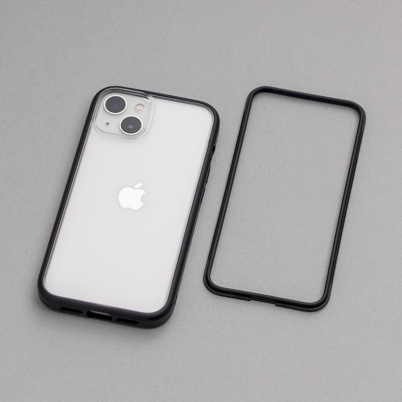 Mod NX frame back cover dual-purpose mobile phone case-black for iPhone series - Phone Accessories - Plastic Black