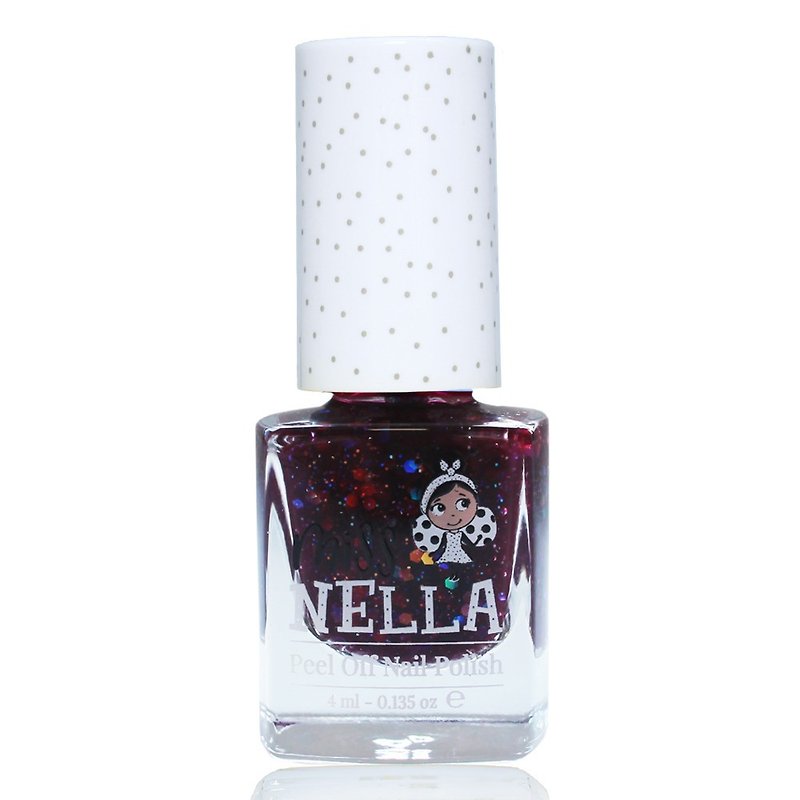 UK【Miss Nella】Kids Water-Based Safe Nail Polish - Mysterious Deep Purple (MN19) - Nail Polish & Acrylic Nails - Other Materials Multicolor