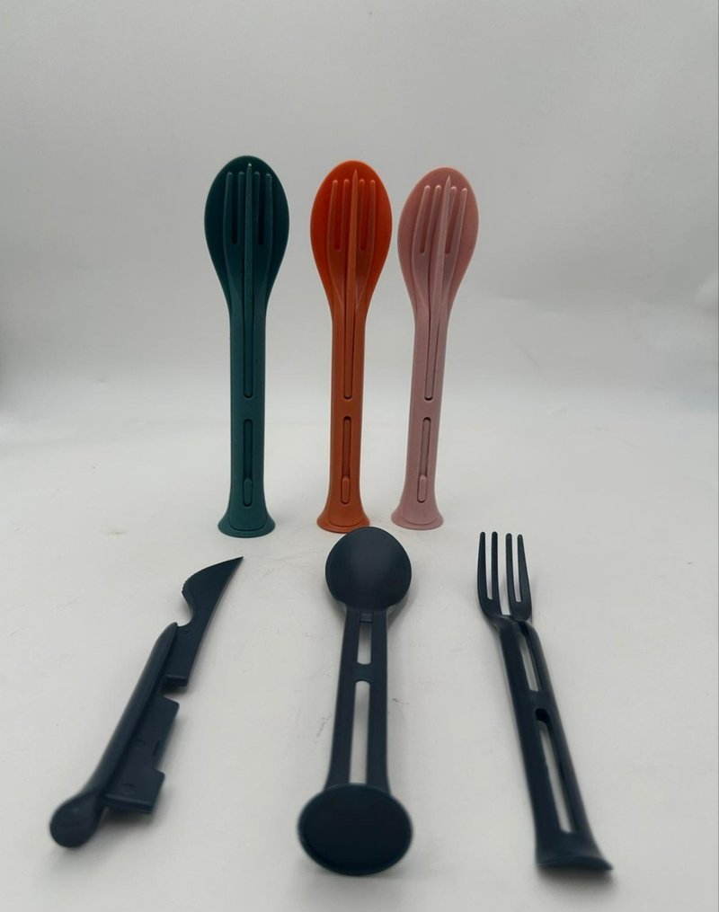 小麥纖維便攜餐具 - 其他 - 其他材質 綠色