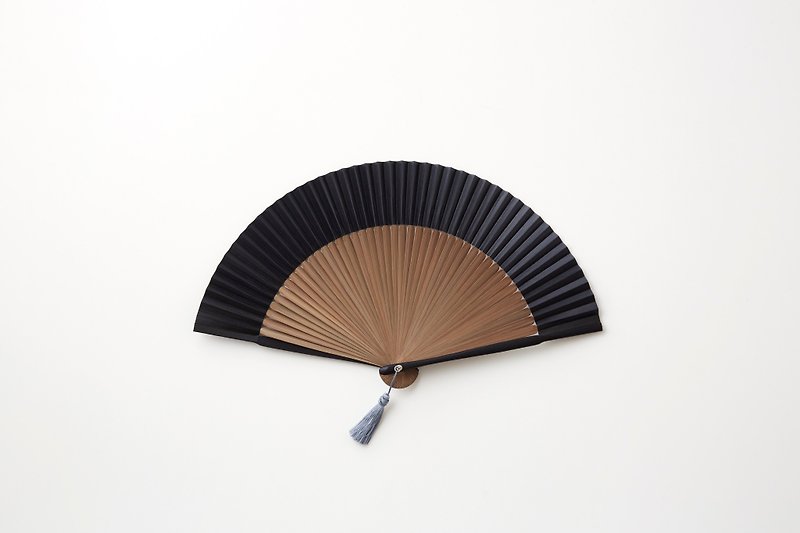 Kyo-sensu　Japanese folding fan in Paulownia box - Fans - Bamboo 