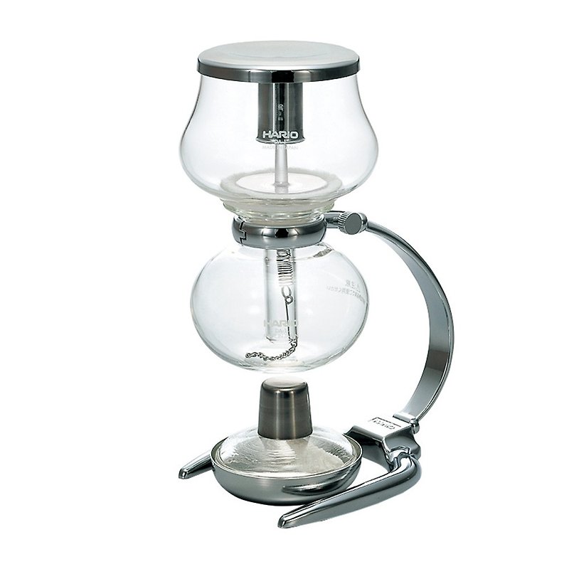 Hario Mini Siphon Coffee Maker 120ml/DA-1SV - Coffee Pots & Accessories - Glass Silver
