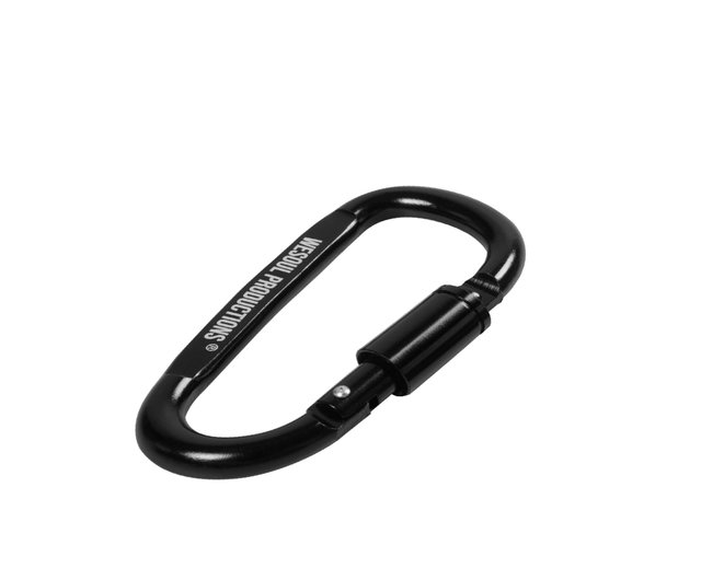 Black Carabiner - All Camp Equipment Shop