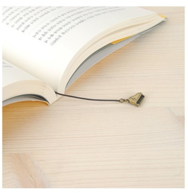 Note piano engraving engraving bookmark charm - Bookmarks - Copper & Brass 