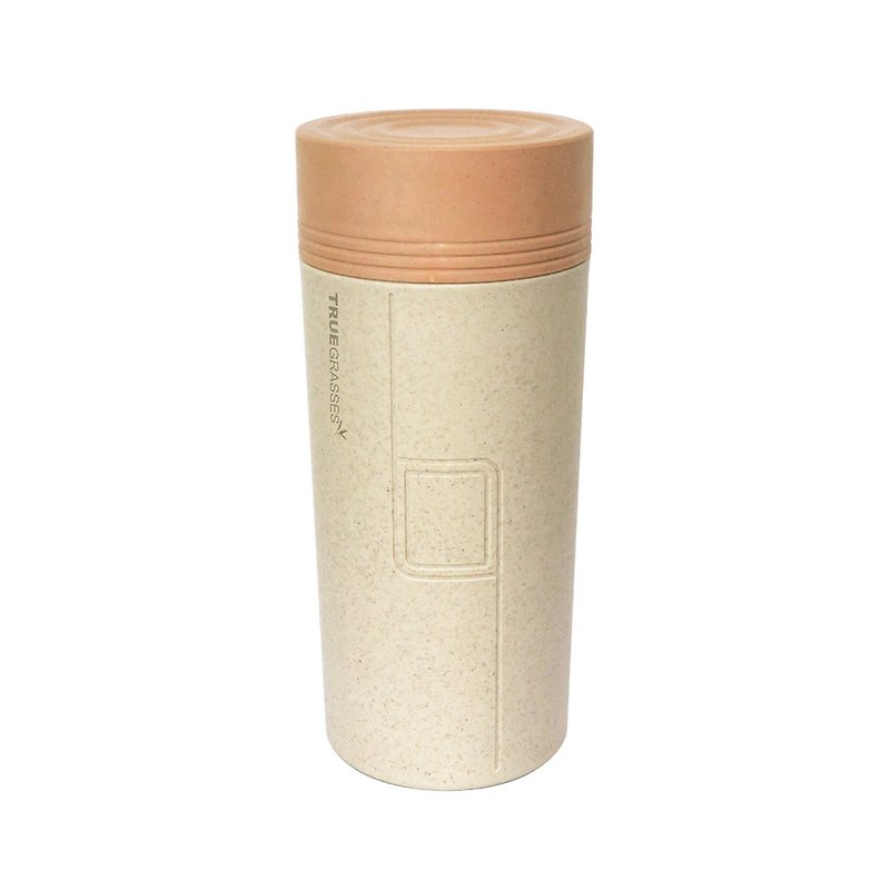 TRUEGRASSES Eco-friendly Plastic/SUI Bottle Real Rice Cup/Coffee - Pitchers - Eco-Friendly Materials Multicolor