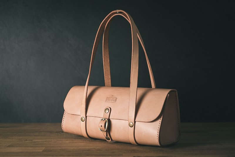 Handmade vegetable tanned cowhide tool bag/handbag - Handbags & Totes - Genuine Leather Khaki