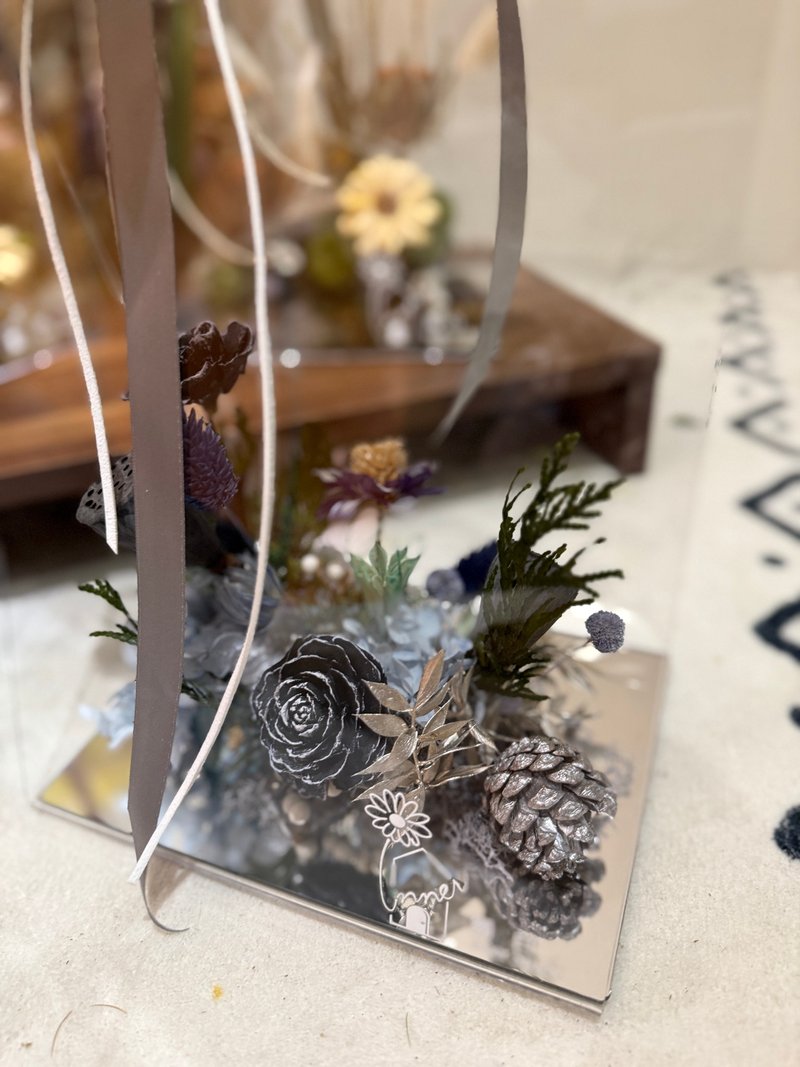 透明花盒 日記花禮 時光花 - 乾燥花/永生花 - 植物．花 多色