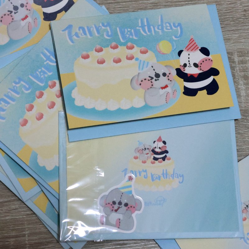 Vipstorey Koala | Birthday Card - การ์ด/โปสการ์ด - กระดาษ สึชมพู