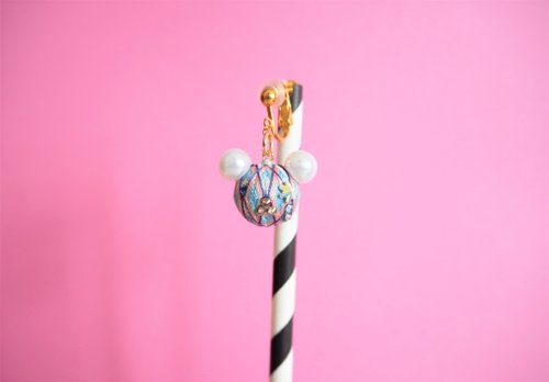 tachibanaya tachibanaya Japanese Temari Single earrings Mr.MARUkoS2 傳統工藝 手鞠球 刺繡 耳環