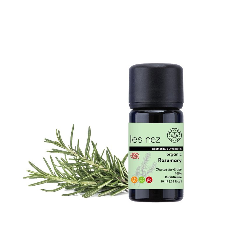 【Les nez 香鼻子】天然有機單方迷迭香精油 10ML - 香氛/精油/擴香 - 精油 黑色