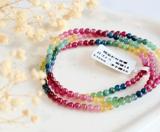 キャンディトルマリンブレスレット Amelia Jewelry丨トルマリン丨カラー コード トルマリン