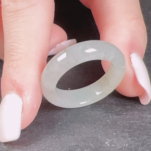 瓔珞珠寶盒 E.L.Jewelry Box 冰種翡翠戒指戒圈 | 國際16圍 | 天然緬甸玉A貨翡翠 | 送禮