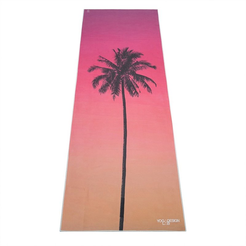 【Yoga Design Lab】Yoga Mat Towel 瑜珈舖巾 - Venice (濕止滑) - 運動配件 - 其他材質 橘色