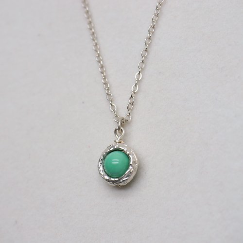 Enchant Jewelry 天然綠松石純銀項鍊 - 免費禮物包裝