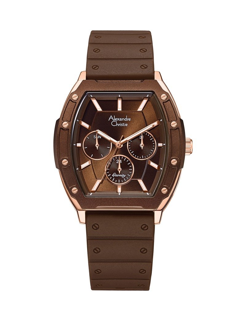 [AC Watch] 6628BFRROBO-Elegant Brown - Men's & Unisex Watches - Stainless Steel 