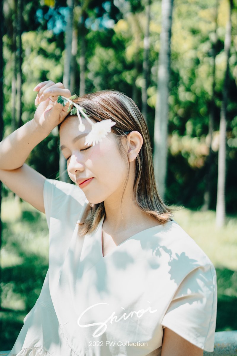 アドラ キッス リトルマンドレス ライトブルー｜前後着回しレイヤードのマストアイテム - トップス - コットン・麻 ブルー