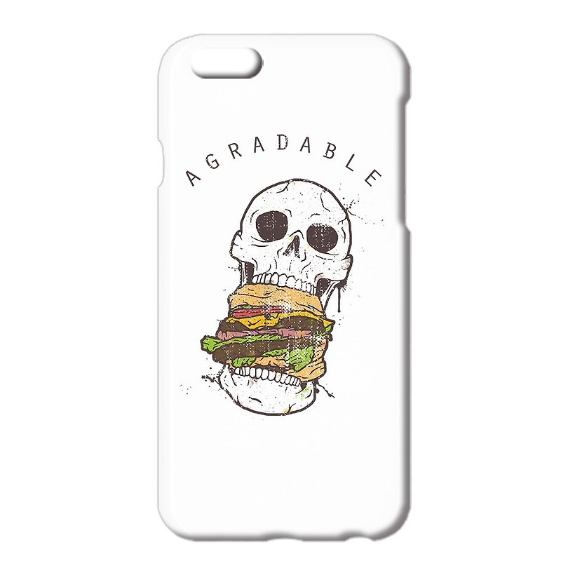 iPhone ケース / Crazy Burger - スマホケース - プラスチック ホワイト