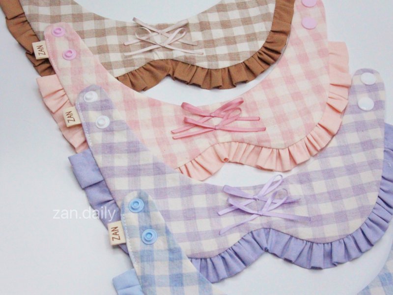 Midsummer Tea Party Pet Scarf - ชุดสัตว์เลี้ยง - ผ้าฝ้าย/ผ้าลินิน หลากหลายสี