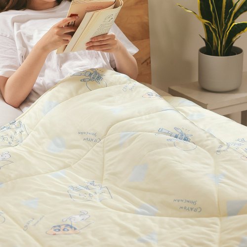 NORNS 蠟筆小新Cool Touch涼感舒眠被Q-Max值0.487-機能涼感紗 涼被