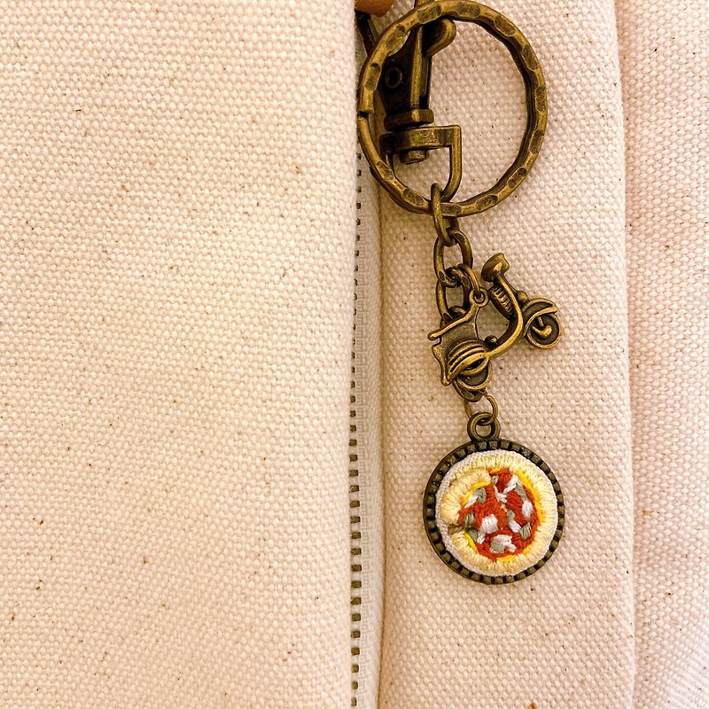 【Classic Italy】Handmade Keychain - ที่ห้อยกุญแจ - โลหะ สีนำ้ตาล