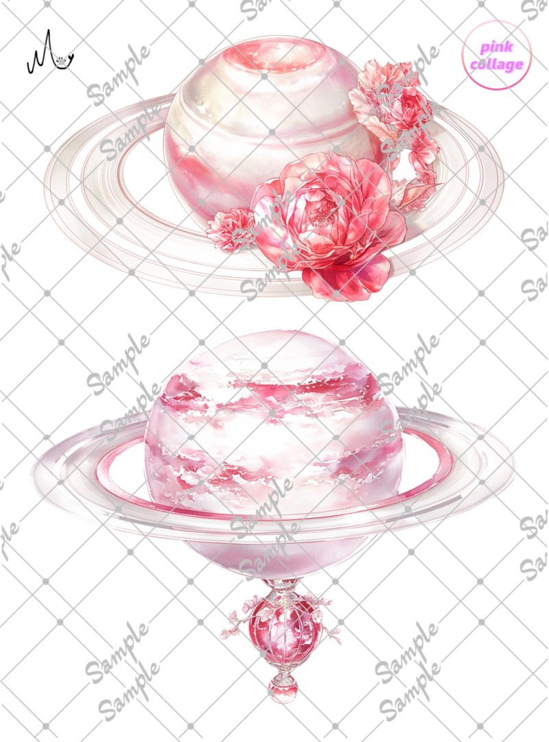 オリジナル装飾ステッカー期間限定pinkシリーズ9月10日まで - 貼紙 - 紙 