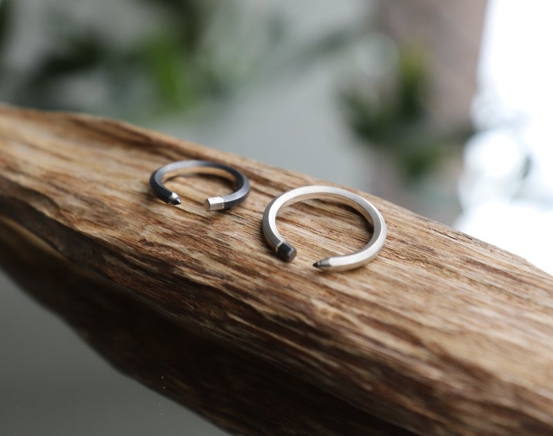 Silver pencil ring Flow Design Craftsmanship|戒指人氣榜 - Pinkoi