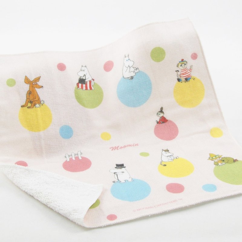 Moomin Moomin authorization: [Rainbow Bubble] - Soft Cotton Handkerchief (280g) - Towels - Cotton & Hemp Multicolor