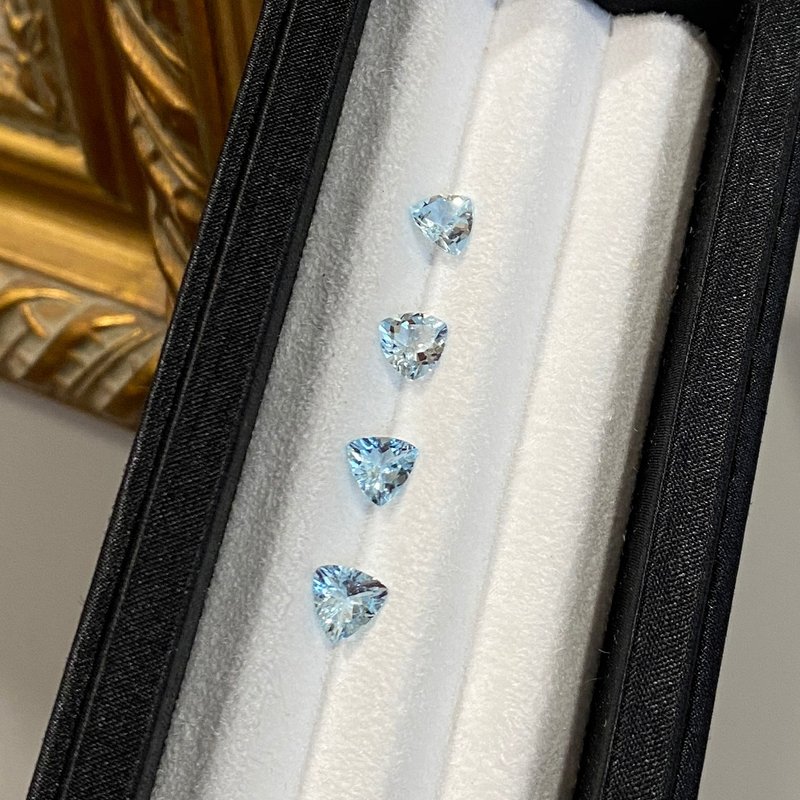 【裸石】海藍寶石 Aquamarine LAQ40/LAQ41/LAQ42/LAQ43 - 項鍊 - 寶石 藍色