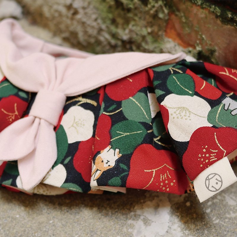 【TAKA's Project】Dog's carf ''hiding in the garden'' - Custom Pillows & Accessories - Cotton & Hemp 