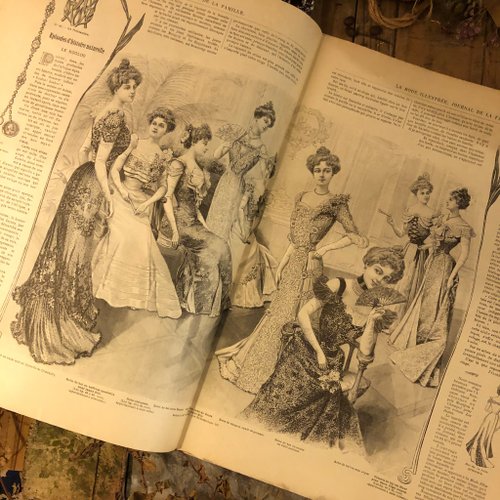 REVUE DE LA MODE 印刷物 19世紀 【商品番号②】 REVUE DE LA MODE 印刷物 19世紀 【商品番号②】