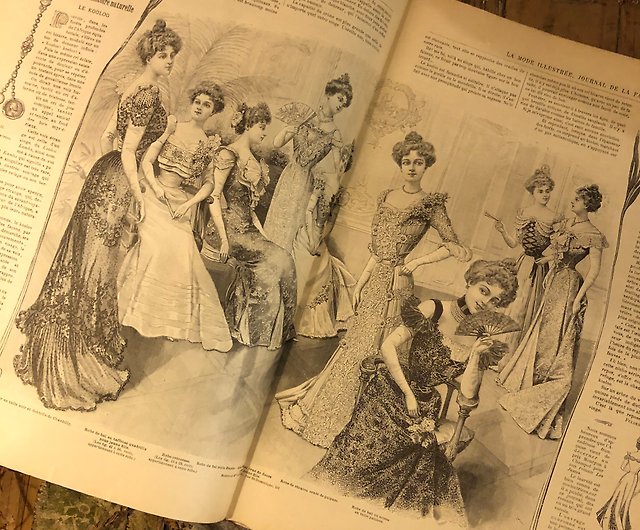 フランスの100年の歴史を持つファッション誌La Mode Illustréeの表紙