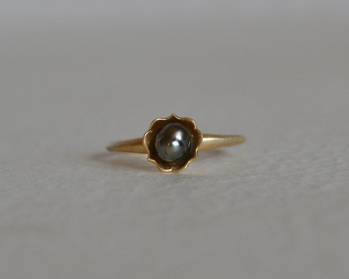 ino-jewelry Frill Keshi Pearl Ring