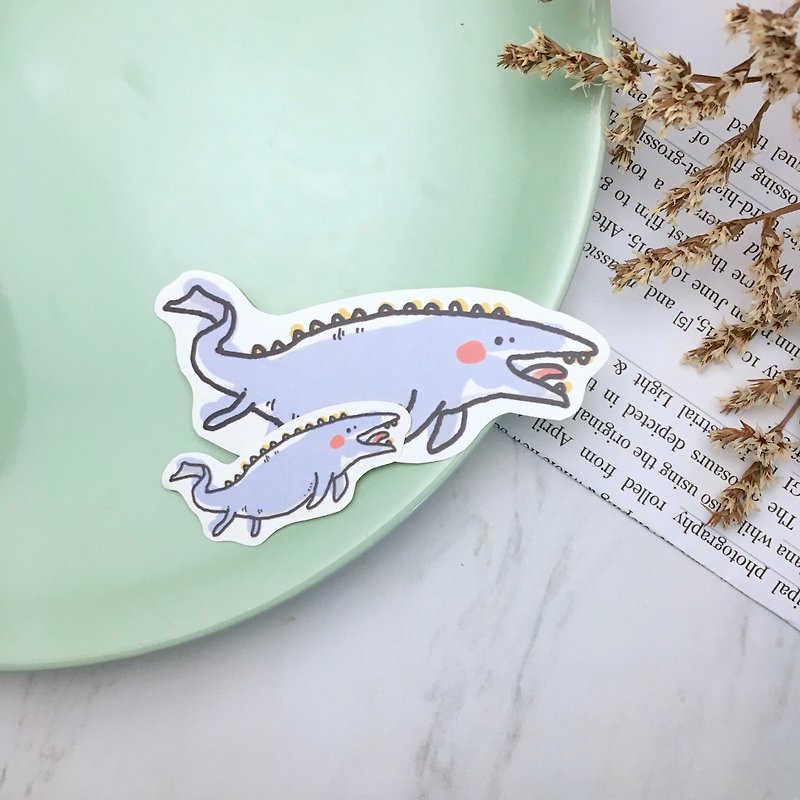 沧龙 / Big Zhang Buy / Dinosaur Research Center Series - Stickers - Paper Purple