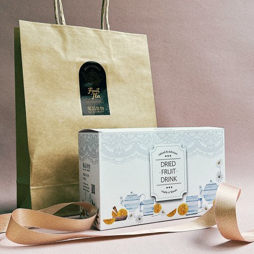 堀品果物 【禮盒|限定口味10入】蘋果草莓限定組|附紙提袋|果乾水|水果紅茶
