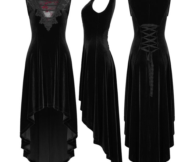 BLOOD SUPPLY Wish Night ベルベット ミニワンピ ゴシック Gothic Corsets & Elegant Victorian Apparel