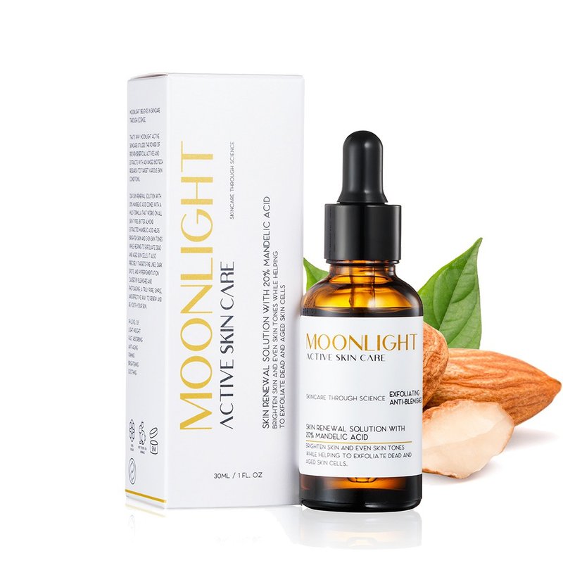 Moonlight 20% Mandelic Acid Peeling Serum 30mL - เอสเซ้นซ์/แอมพูล - วัสดุอื่นๆ สีใส