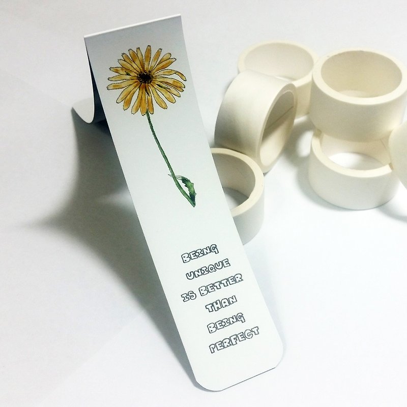 Customized Magnetic Bookmark - Calendula Fragus & Acacia Cultriformis - ที่คั่นหนังสือ - พลาสติก 