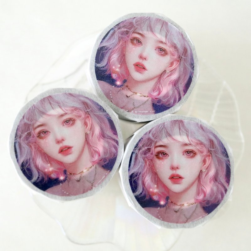 STARRY PET TAPE (5.5cm X 10m) - 紙膠帶/和紙/PET - 聚酯纖維 透明